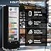 BODEGACOOLER Commercial Merchandiser Refrigerator,9 Cu.Ft Commercial Beverage Cooler with Single Glass Door,Large Drink Display Refrigerator,Commercial Bar Cooler Fridge with 4 Adjustable Shelves