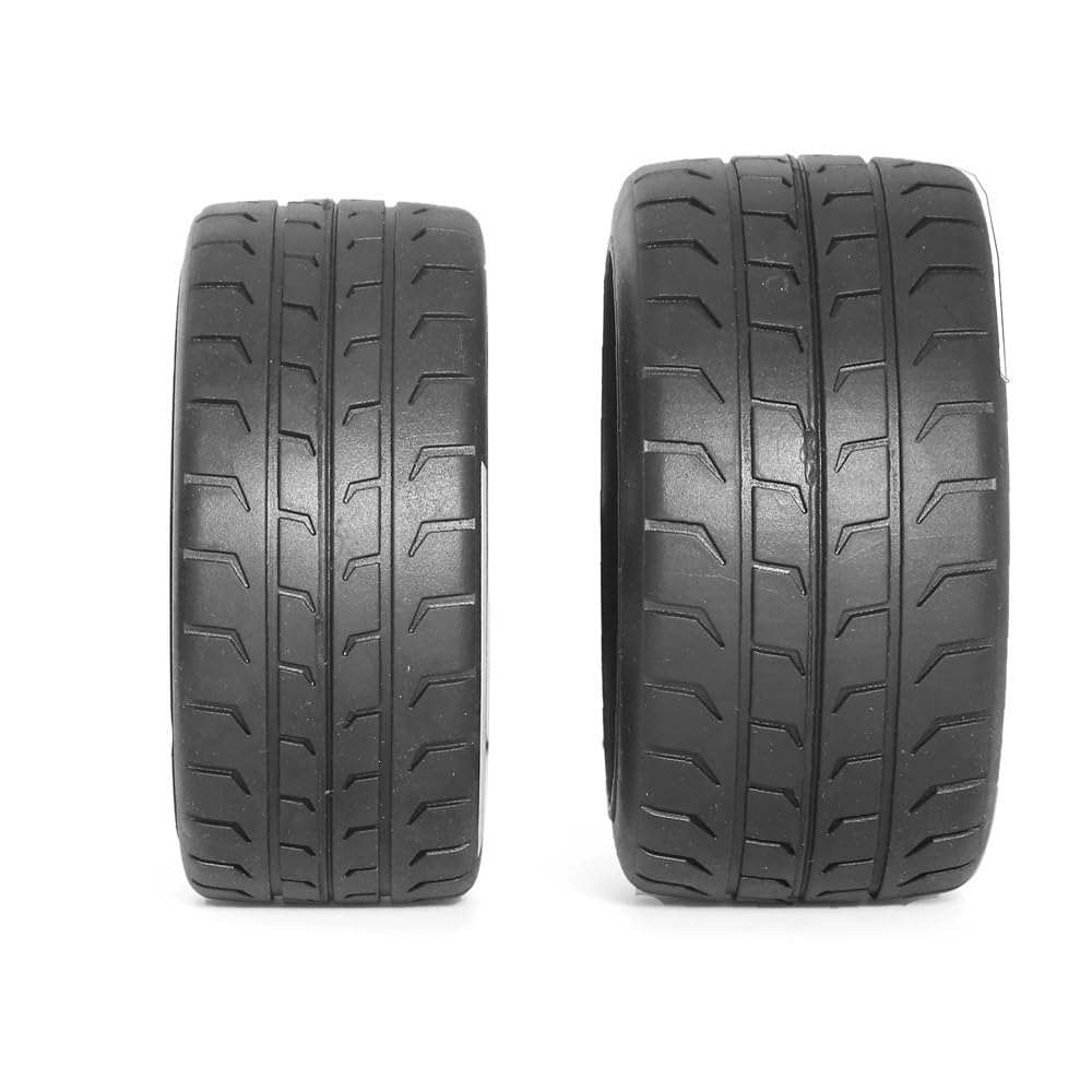COMODO 4pcs RC Pneumatici e Ruote Set 107mm/100mm 17mm Hex per 1/7 Scale off-Road Crawler Car Replacement Parts