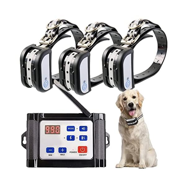 Wireless Dog Fence, 2023 Pet Boundary Containment System, Portable Electric Dog Boundary Container, with Rechargeable Dog Shock Training Collar, Adjustable Control Range, for 1 2 3 Dogs,for3dogs Wireless Dog Fence, 2023 Pet Boundary Containment System, Portable Electric Dog Boundary Container, with Rechargeable Dog Shock Training Collar, Adjustable Control Range, for 1 2 3 Dogs,for3dogs