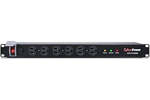 CyberPower Rackmount Surge Protector: 12 Outlets, 15A Protection in 1U Space
