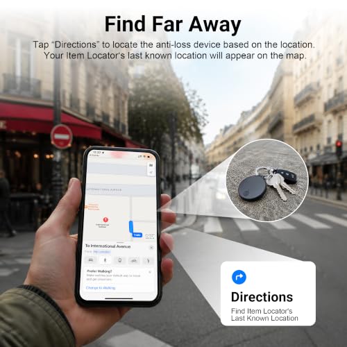 Bluetooth Tracking Tags (iOS Only) 4 Pack, Compatible with Apple Find My - image 4