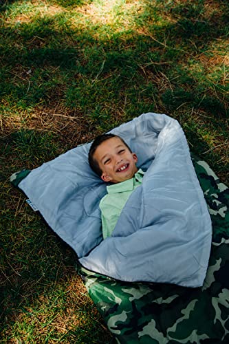 Pacific Play Tents 23335 Kids Green Camo Dome Tent Set with Sleeping Bag and Chair - Image 10