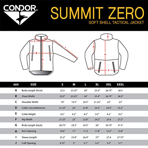 Condor Summit Zero Men's Lightweight Soft Shell Jacket, Olive Drab, Xxl 609-001-Xxl #TOP4
