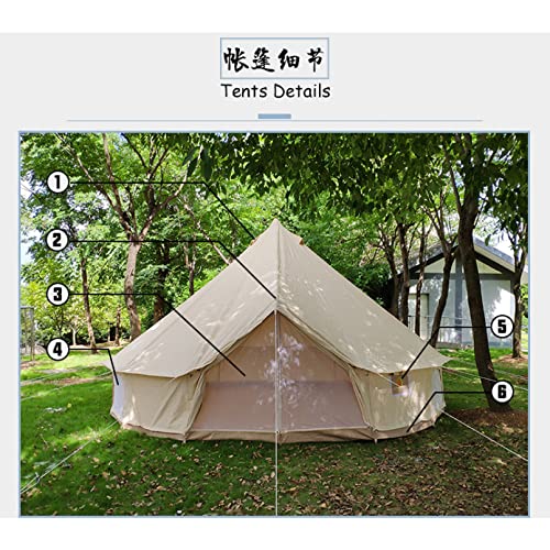 Carpa grande de camping impermeable para 8+ personas miniatura 4