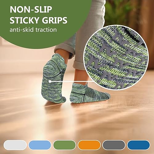 Yoga Socks, Non Slip Anti Skid Socks with Gripper Gel for Home, Hospital, Yoga, Pilates, Barre, Elderly2