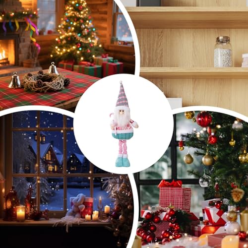 Décorations de Lutins de Noël en tissu pour table et cheminée