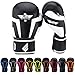 Elite Sports NEW ITEM Standard Kids Kickboxing, Muay Gel Thai Sparring Training Boxing Gloves (White 4oz)