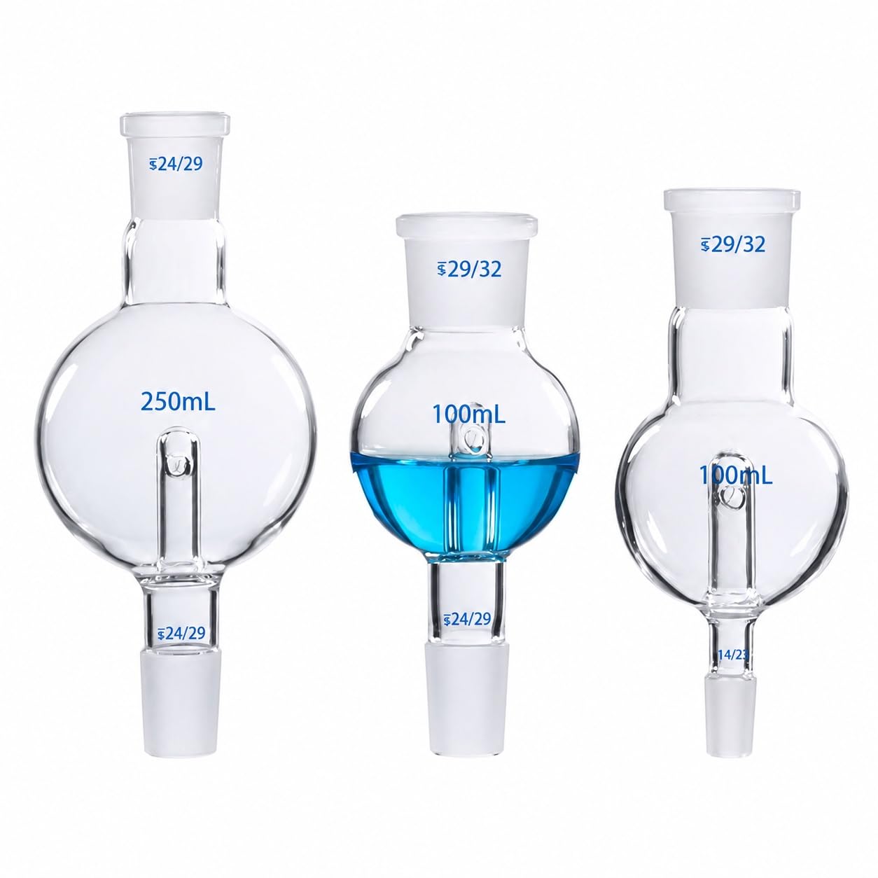Szklana Nasadka Przeciwrozbryzgowa, Szkło Borokrzemianowe 3.3 – Adapter Chroniący przed Rozpryskiwaniem Podczas Destylacji-gór. 24/29 dol. 24/29 1000ml