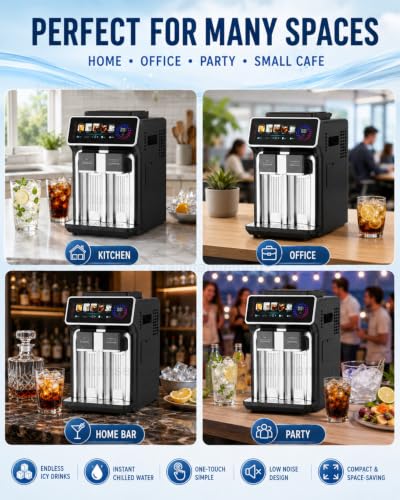 Máquina de hacer hielo portátil 3 en 1 para mostrador miniatura 7