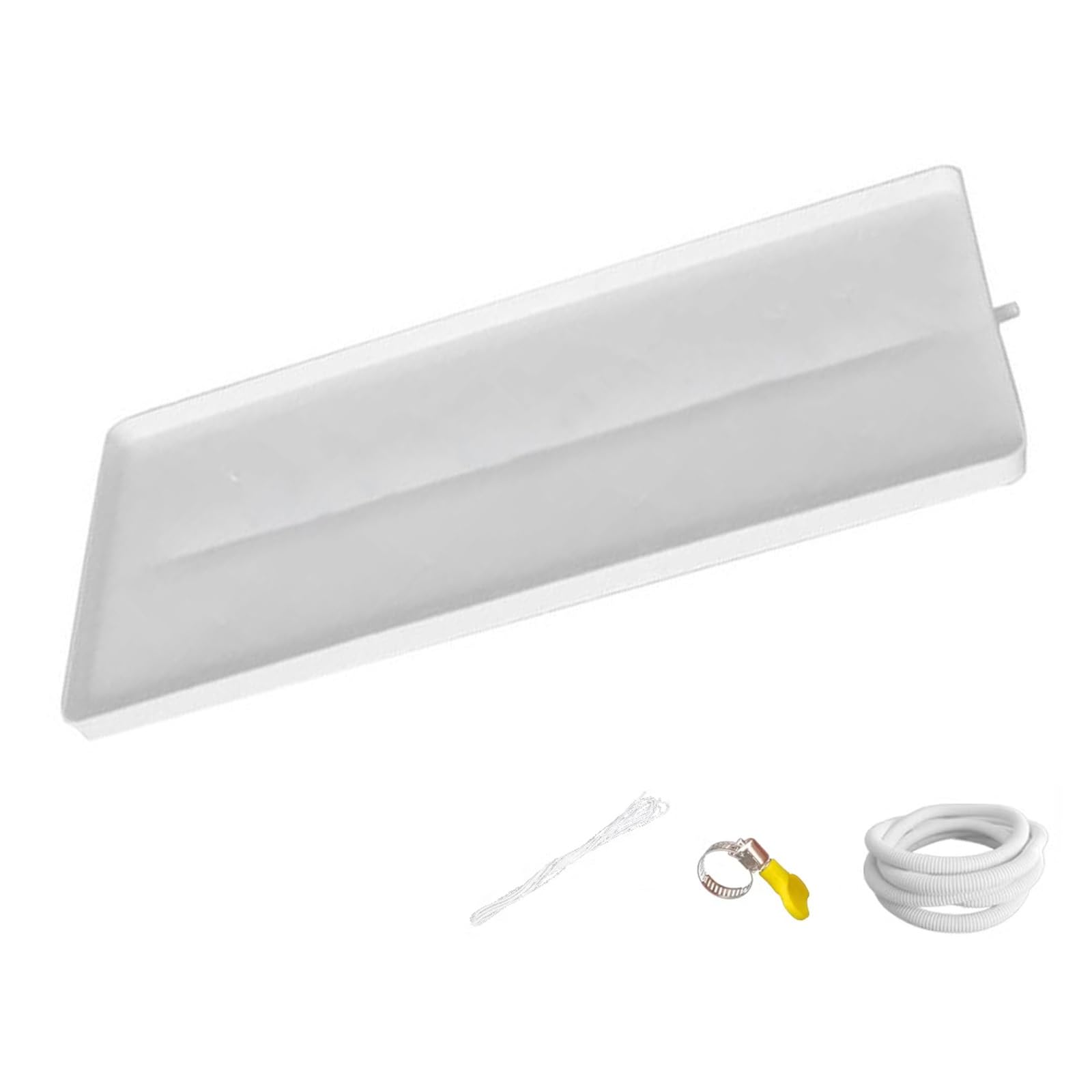 FLYIODFCXV air conditioning drip tray, Middle Water Outlet, with Hose, for Indoor/Outdoor Split Air Conditioner Heat Pump Systems(3-5P)