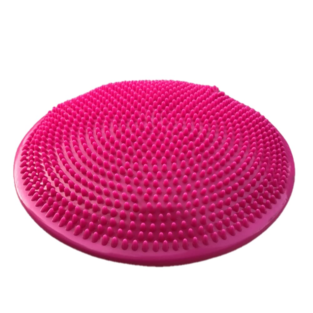 Coussin D'équilibre Gonflable – 34 Cm, 4,5 Cm, Charge 300 Kg, PVC, Avec Pompe – Pour Yoga, Rééducation, Renforcement Musculaire, Assise Dynamique – Rose, Bleu, Gris, Rouge