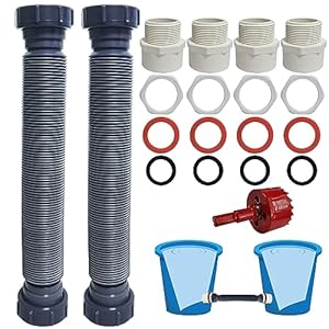 Rainwater Collection System，Prevent Overflow Rain Barrel Kit,Rain Barrel Diverter kit,PVC Bulkhead Fitting and Adapter for Roof Rain,Water Tank,Aquarium and Tub Connection