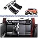 Side Air Vent Frame Fit for Toyota FJ Cruiser 2007-2021, ABS Dashboard Air Vent Outlet Cover, Center Console Air Vent Outlet Cover Trim Frame, 6 PCS (Matte Black)
