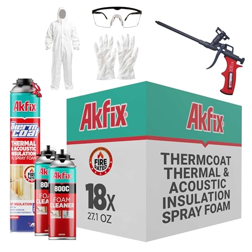 Akfix Thermcoat Fire Rated Spray Foam Kit 360 sq ft