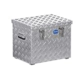  ALUTEC Alu-Transportkiste Riffelblech - 70 l Inhalt - LxBxH 522 x 375 x 420 mm - Alu-Box Alu-Kiste Alu-Transportbox Alu-Transportkiste Kiste für Pritsche Kisten für Pritsche Pritschenbox