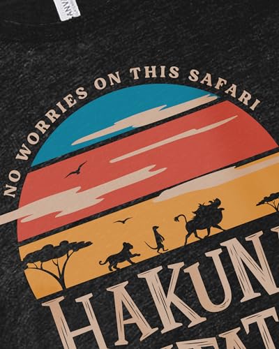 Hakuna Matata Tours Character Unisex T-Shirt|Cartoon Vintage Graphic Tee|Perfect for Vacation & Casual Wear 5
