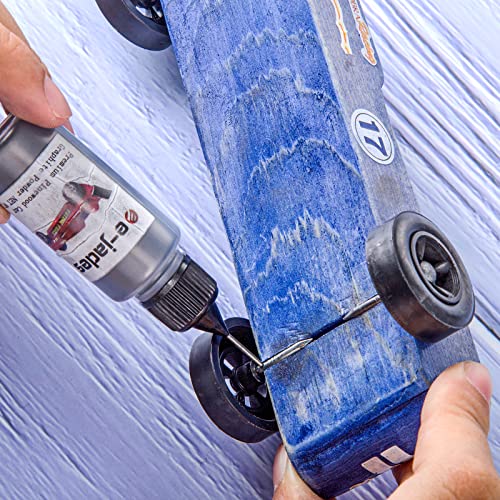 E-Jades PINEWOOD DERBY CAR Car Graphite Powder, 0.5Oz, Graphite Lubricant Lube Powder For Pine Derby Car Kits Wheels Axles thumb #5
