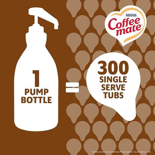 image for Nestle Coffee mate Coffee Creamer, Snickers, Concentrated Liquid Pump 