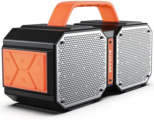 BUGANI M83 Speaker IPX6 Waterproof Portable LargeWireless Speaker,Bluetooth 5.2, Wireless Two Pairing,24H Playtime,Suitable for Family Gatherings and Outdoor