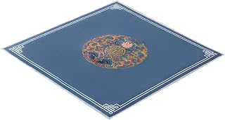 juego de mahjong, Tapete de mesa Mahjong de poliéster, tapete for juegos de mesa for juegos de mesa, juegos de cartas, juegos de azulejos (color: azul, tamaño: 35.4x35.4inch)(Blue,35.4x35.4inch)