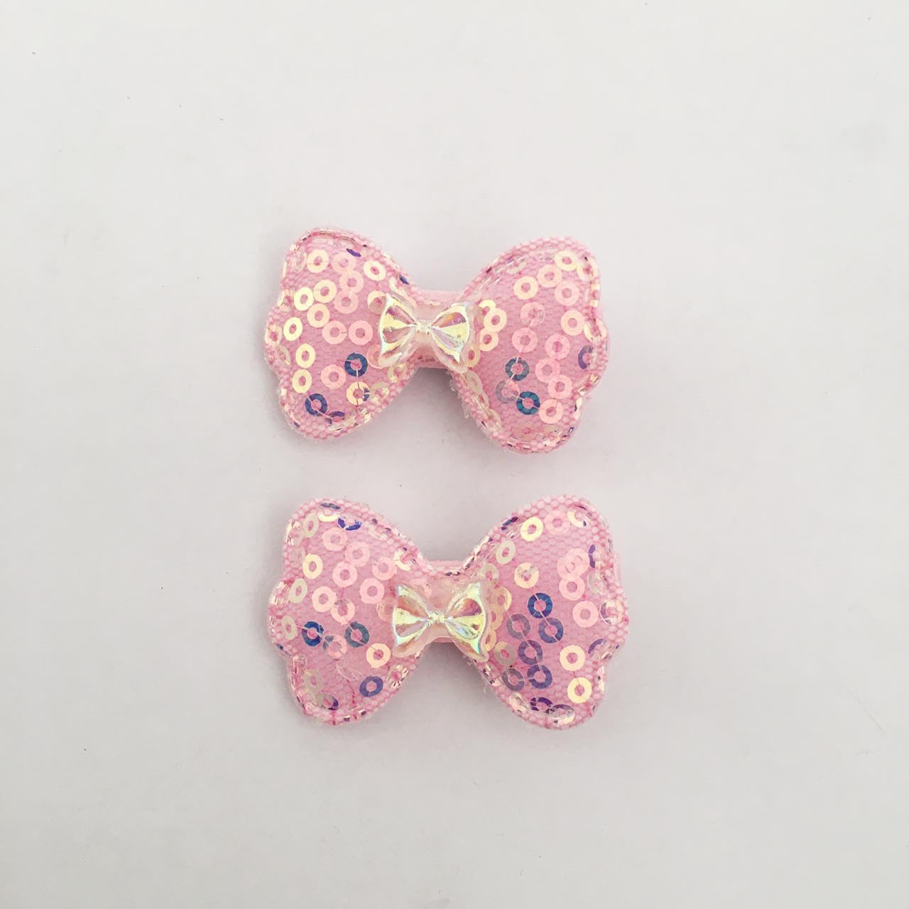 very small hair pins for kids and toddlers pink color bow shape sequins hair clips pair (pack of 2) fancy side pins center clips hair accessories (B0D2B2YQ4B) Amazon Price History, Amazon Price Tracker