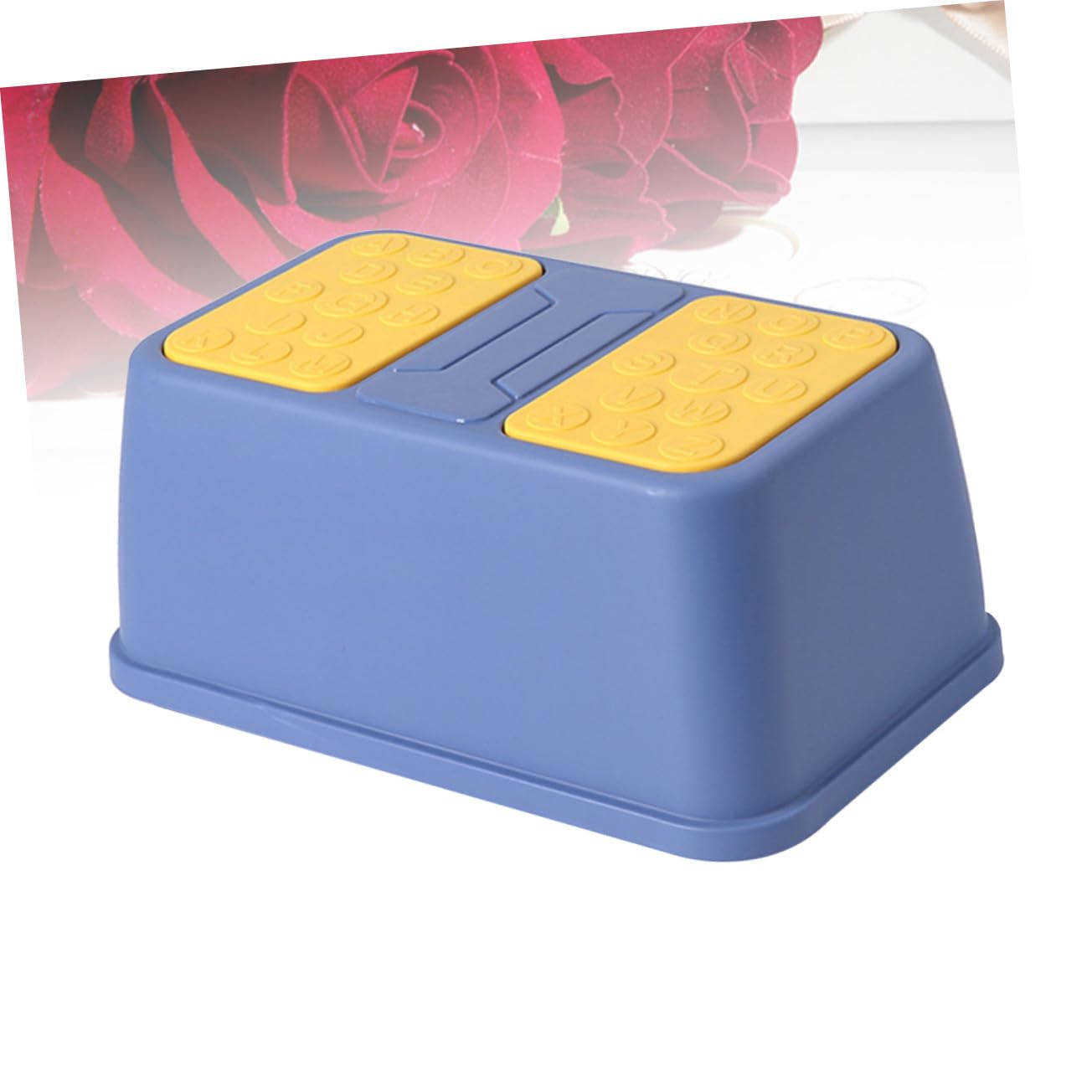 NOLITOY Kinder Tritthocker in Blau aus Stabilem Pp Kunststoff mit Rutschfester Oberfläche und Feiner Verarbeitung für Kinderzimmer und Zuhause