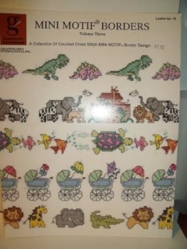 Pamphlet Mini Motif Borders vol III (to cross stitch) Book