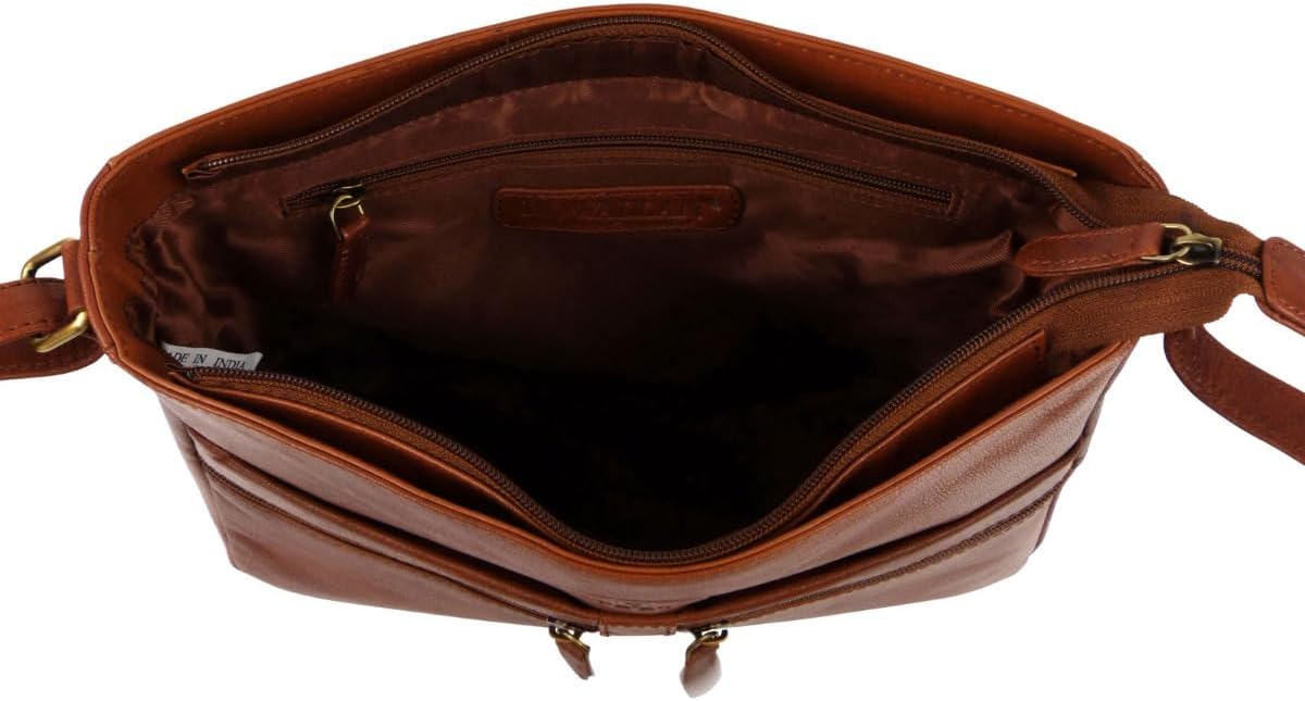 of Scotland Ladies Leather Cross Body Shoulder Bag