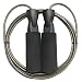 COOROPE Aerobic Exercise Boxing Skipping Jump Rope Adjustable Bearing Speed Fitness Skipping Rope Black Wire,Black