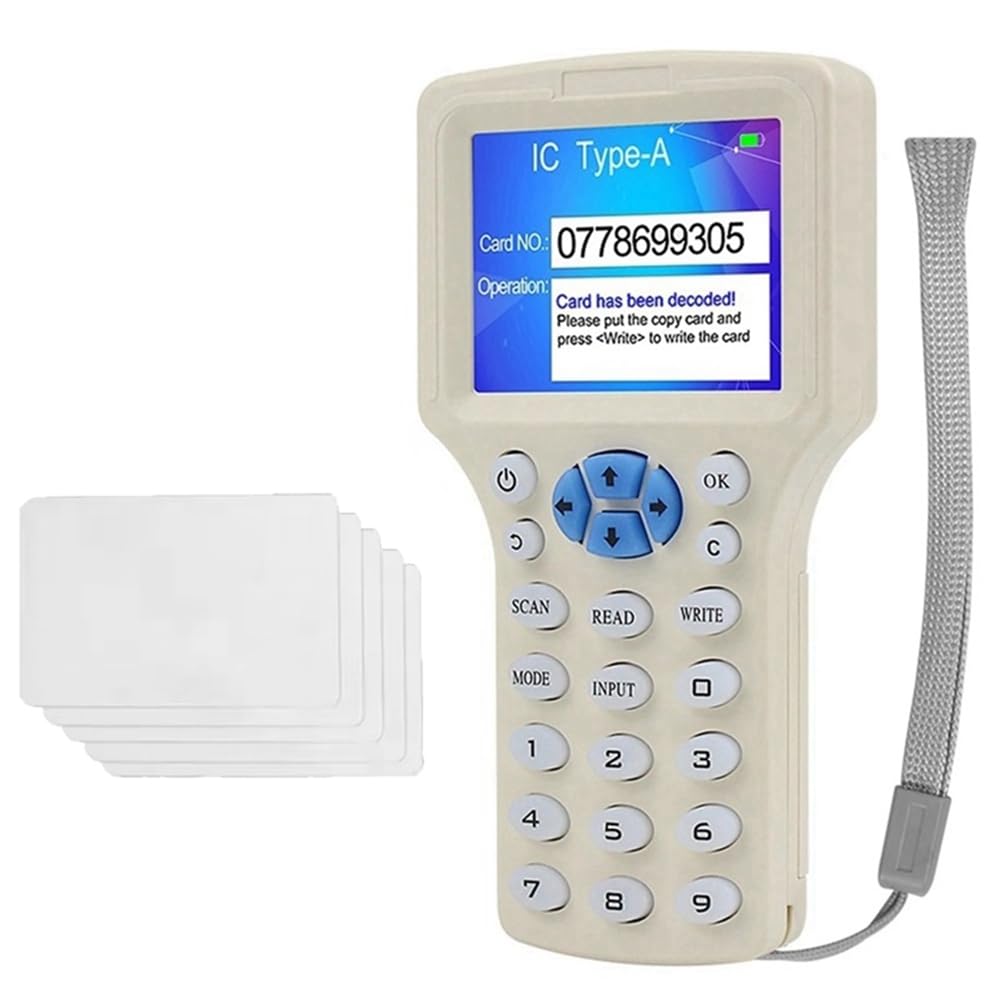 Duplicateur de carte RFID et lecteur NFC avec 5 clés T5577 programmables