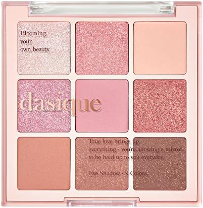 dasique Shadow Palette #04 Pastel Dream l Cruelty-Free l 9 Blendable Shades in Smooth Matte and Shimmer Finishes with Gorgeous Pearls