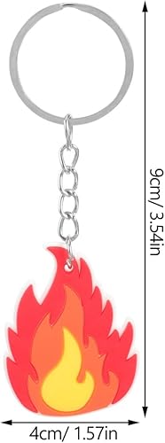 Miniatura 5 de Llaveros de bombero, 12 unidades, llavero de bombero colgante, llavero de bombero colgante, recuerdo de metal para bombero, recuerdos de fiesta