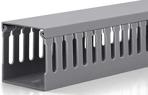 Miniatura 14 de Kit profesional de gestión de cables para rack de servidor de 63 pulgadas (4 x 15.7 pulgadas), kit de canal de cable de 1.4 x 1.6 pulgadas, conducto