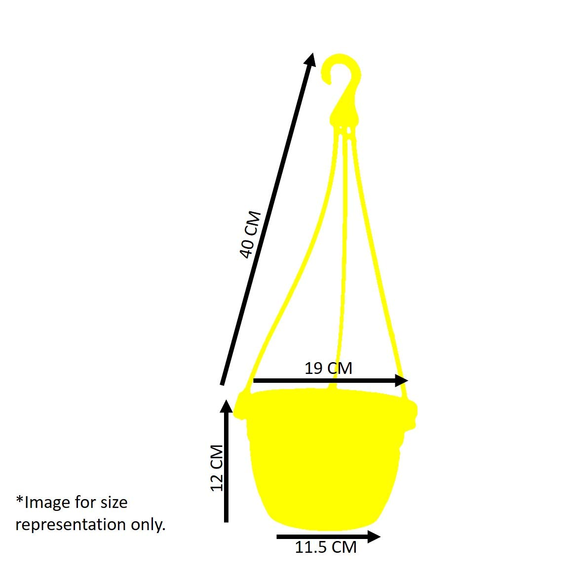 Colorful Hanging Flower Pots - Set of 6 -2