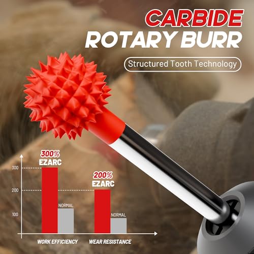 EZARC Fresa Rotativa de Carburo de Tungsteno miniatura 2