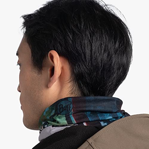 Image of BUFF Original EcoStretch Neck Gaiter, UPF 50 Sun Protection, Breathable, Versatile, Quick Dry, Multi-Colored, Adult Size