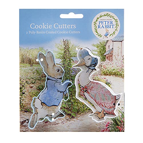Anniversary House K0006/PR Peter Rabbit Poly-Resin Coated Cookie Cutter Set, Polyresin Steel, 10.5cm (4.1