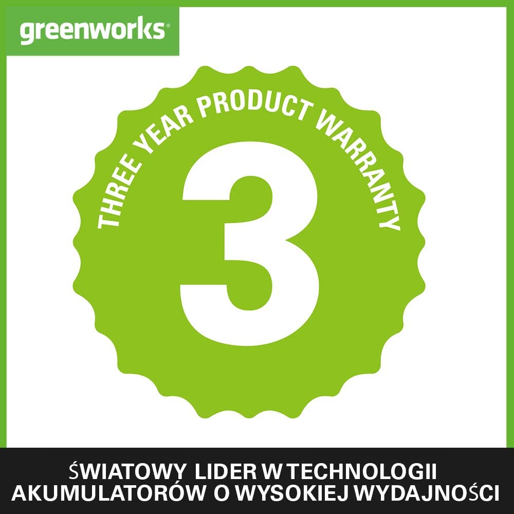 Greenworks GD24CS30 Akumulatorowa pilarka łańcuchowa z silnikiem bezszczotkowym, długość ostrza 30 cm, szybkość cięcia 7,8 m na s, olejarka, ochrona przed odrzutem, bez baterii 24 V i ładowarki