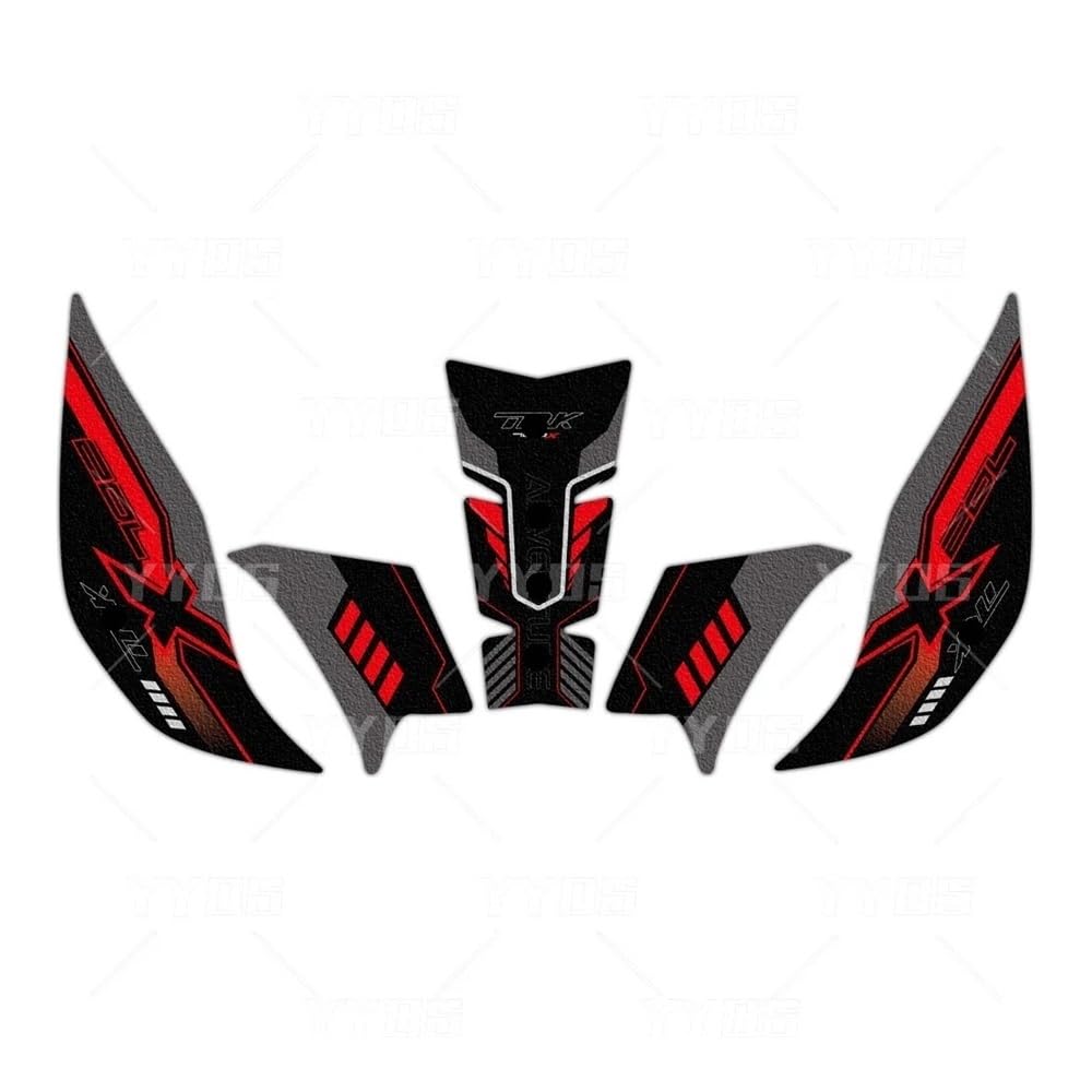Motorcycle Fuel Tank Stickers Motorcycle Fuel Tank Pad Stickers Anti-Slip Decals for TRK 702X TRK702X TRK 702 X Trk702x