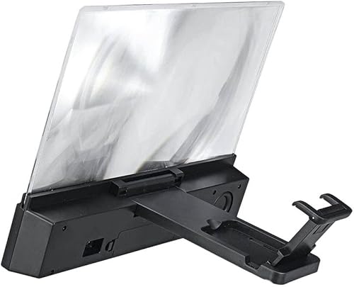 Miniatura 5 de 12 pulgadas 3D pantalla de teléfono móvil lupa película película amplificador de pantalla con altavoz Bluetooth bajo