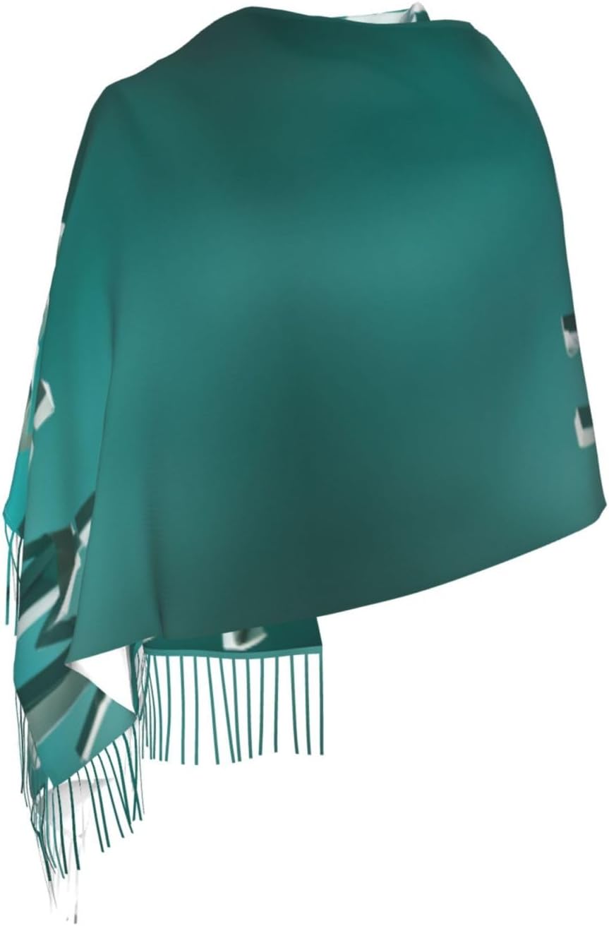 Paper Man Scarf for Women Winter Warm Scarves, Cashmere Feel Tassel Fashion Scarfs, Pashmina Shawl and Wraps