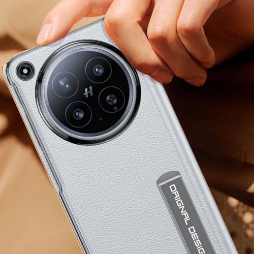 Étui en Cuir Véritable pour Oppo Find N6 Housse Antichoc - 5