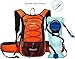 Insulated Hydration Backpack Pack with 2L BPA Free Bladder - Keeps Liquid Cool up to 4 Hours – for Running, Hiking, Cycling, Camping (Orange nopack)