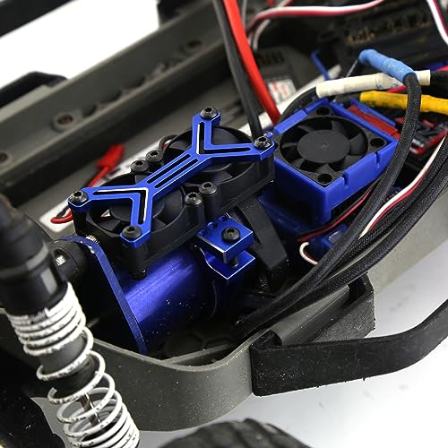 Ventilador de refrigeración de motor RC disipador doble 4068 4268 para Arrma 1/8 3