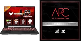 ASUS TUF A16 (2025), AMD Ryzen 7 7445HS, Gaming Laptop (RTX 4050-6GB/140W TGP/16GB RAM/1TB SSD/FHD+/16"/144Hz/56Whrs/Windows 11ASUS 2 Year Brand Warranty Extension