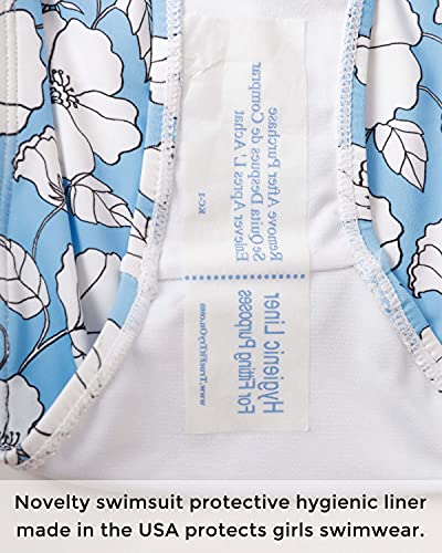 As Rose Rich Girls Bathing Suits 7-16 - Two Piece Swimsuits For Girls - Summer Beach Sports Bikini For Kids Upf50+ Blue Bell Xl/16 #TOP3