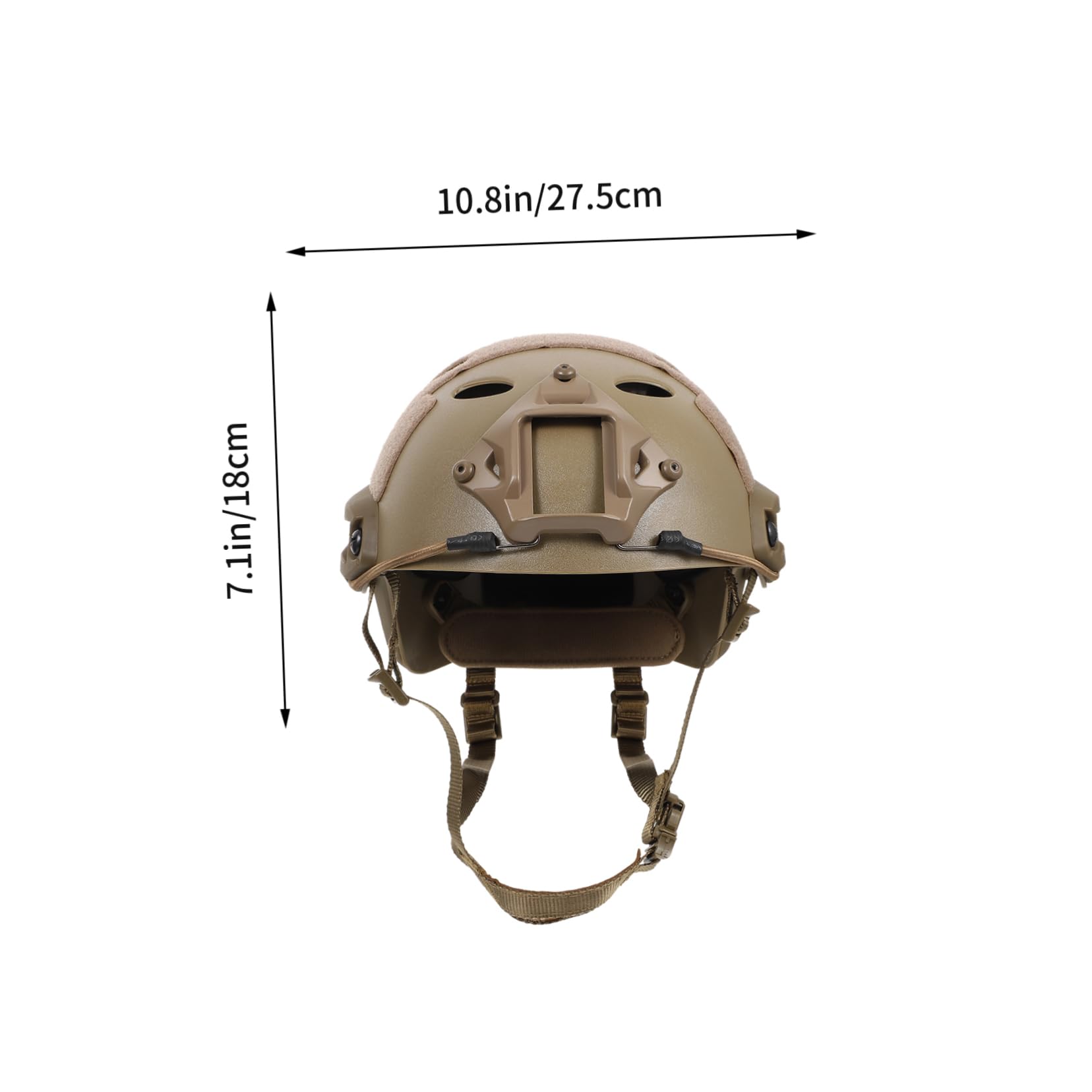 Casque de Vélo de Sport Plein Air Antichoc en Abs Marron