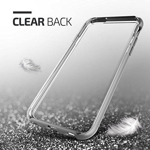 Iphone 6S Case, Vrs Design [New Crystal Bumper][Satin Silver] - [Clear][Military Protection] For Apple Iphone 6 6S 4.7 #TOP1