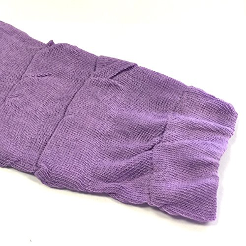 allydrew 4 Pack Baby Leg Warmer Set & Toddler Leg Warmer Set for Boys & Girls (Ruched Pinks and Purples)