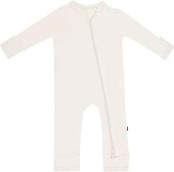 KYTE BABY Infant and Toddler Dual Zipper Romper, Ultra-Soft Rayon Made From Bamboo Sleeper, Boys and Girls Pajamas